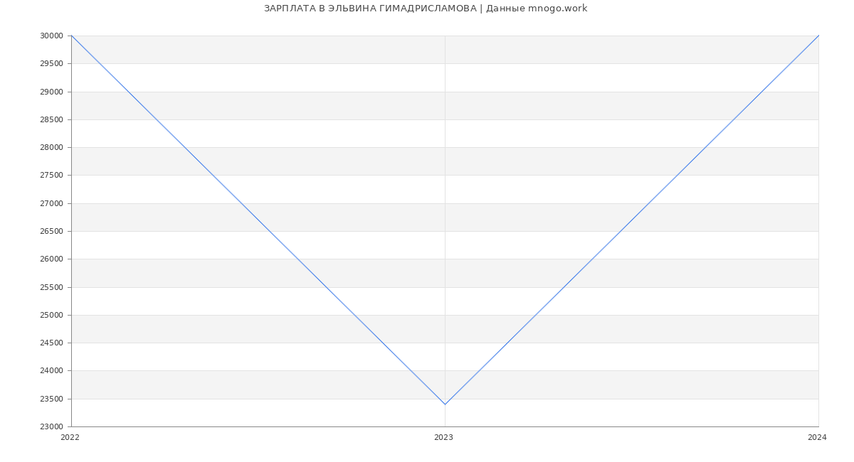Статистика зарплат ЭЛЬВИНА ГИМАДРИСЛАМОВА