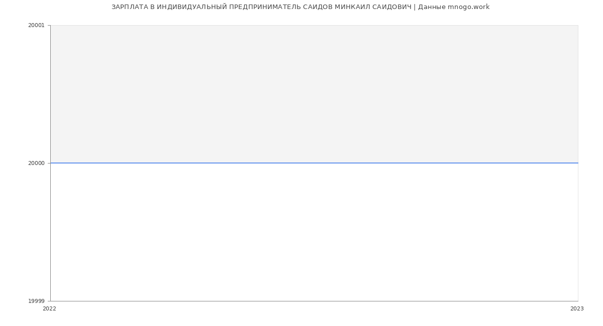 Статистика зарплат ИНДИВИДУАЛЬНЫЙ ПРЕДПРИНИМАТЕЛЬ САИДОВ МИНКАИЛ САИДОВИЧ
