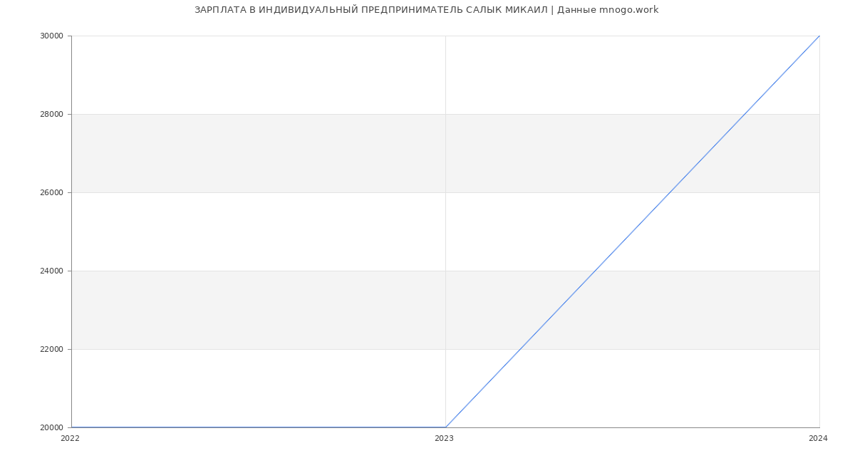 Статистика зарплат ИНДИВИДУАЛЬНЫЙ ПРЕДПРИНИМАТЕЛЬ САЛЫК МИКАИЛ