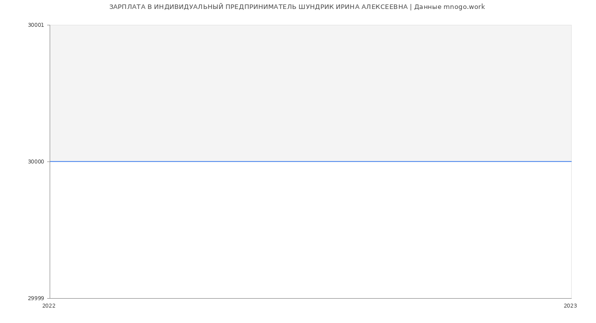 Статистика зарплат ИНДИВИДУАЛЬНЫЙ ПРЕДПРИНИМАТЕЛЬ ШУНДРИК ИРИНА АЛЕКСЕЕВНА