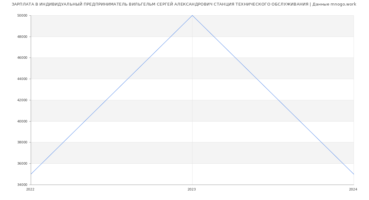 Статистика зарплат ИНДИВИДУАЛЬНЫЙ ПРЕДПРИНИМАТЕЛЬ ВИЛЬГЕЛЬМ СЕРГЕЙ АЛЕКСАНДРОВИЧ СТАНЦИЯ ТЕХНИЧЕСКОГО ОБСЛУЖИВАНИЯ