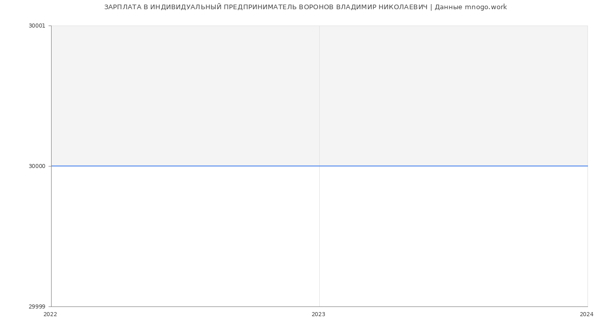 Статистика зарплат ИНДИВИДУАЛЬНЫЙ ПРЕДПРИНИМАТЕЛЬ ВОРОНОВ ВЛАДИМИР НИКОЛАЕВИЧ
