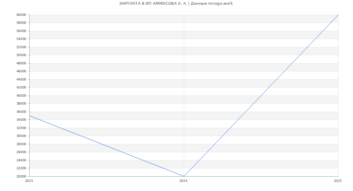 Статистика зарплат ИП АММОСОВА А. А.