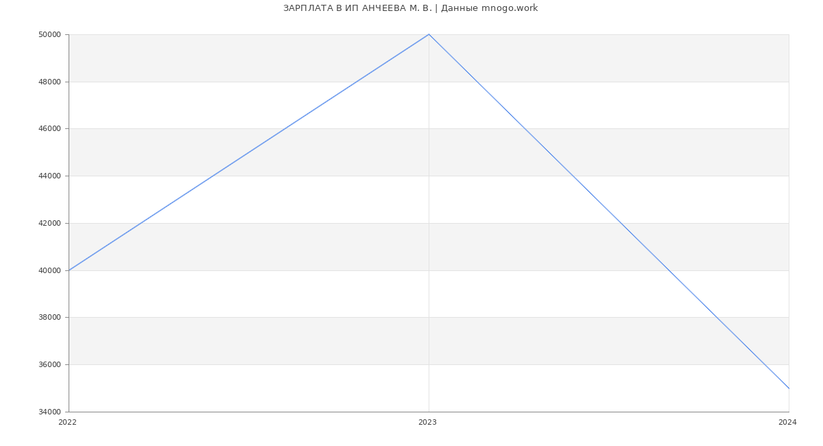 Статистика зарплат ИП АНЧЕЕВА М. В.