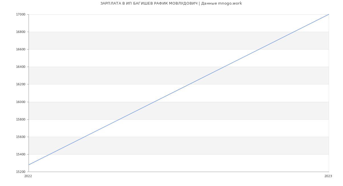 Статистика зарплат ИП БАГИШЕВ РАФИК МОВЛУДОВИЧ