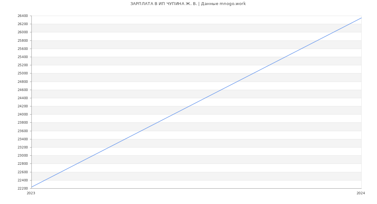 Статистика зарплат ИП ЧУПИНА Ж. В.