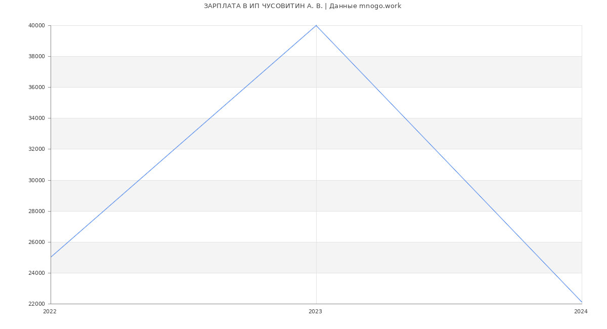 Статистика зарплат ИП ЧУСОВИТИН А. В.