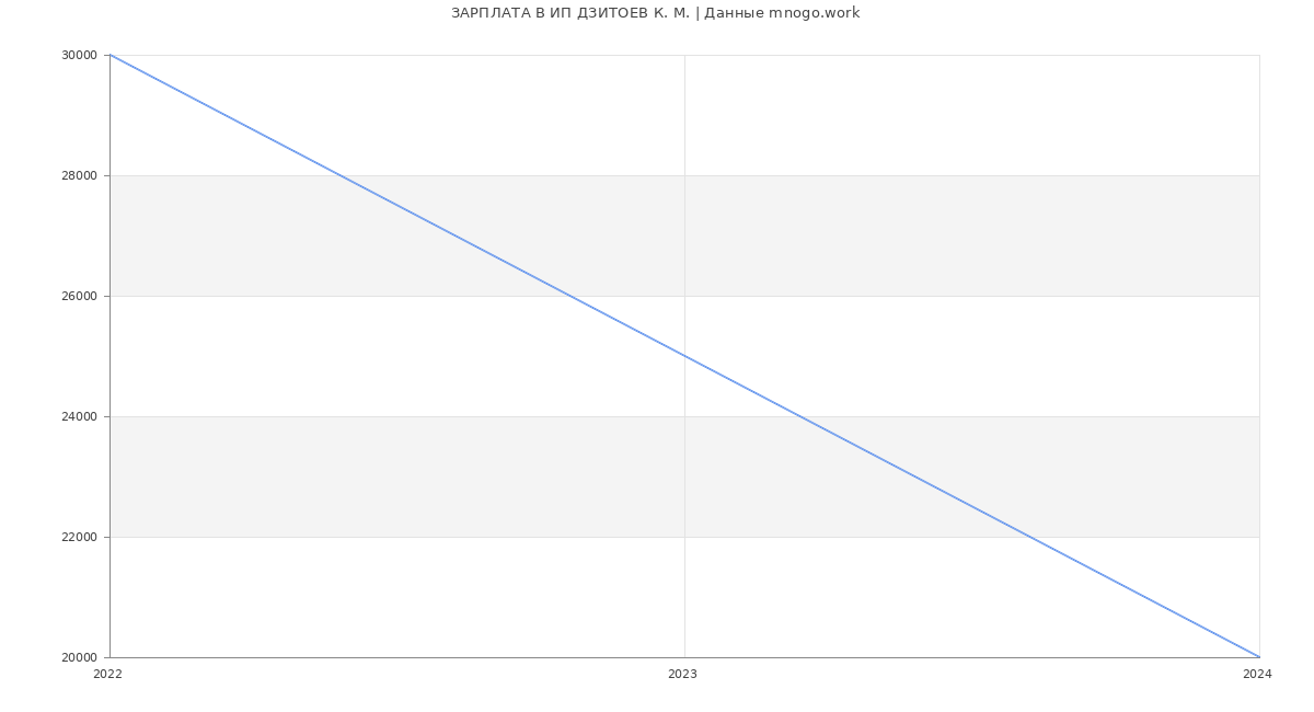 Статистика зарплат ИП ДЗИТОЕВ К. М.