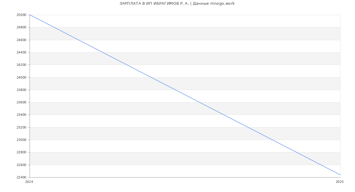 Статистика зарплат ИП ИБРАГИМОВ Р. А.
