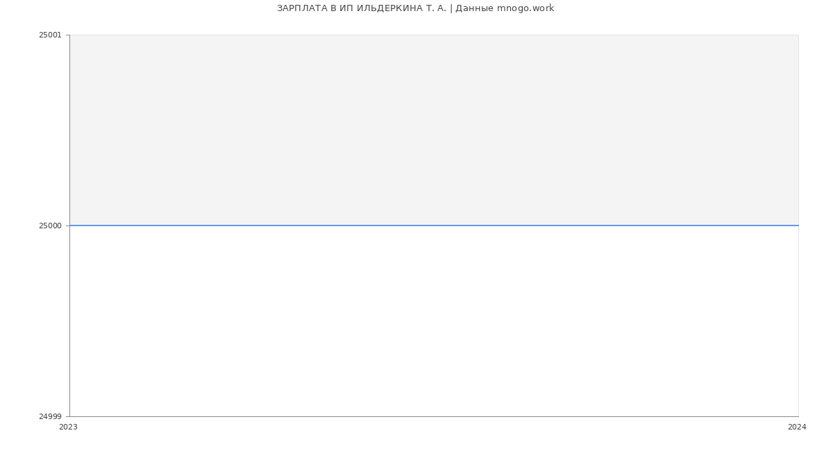 Статистика зарплат ИП ИЛЬДЕРКИНА Т. А.