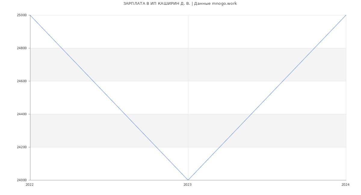Статистика зарплат ИП КАШИРИН Д. В.