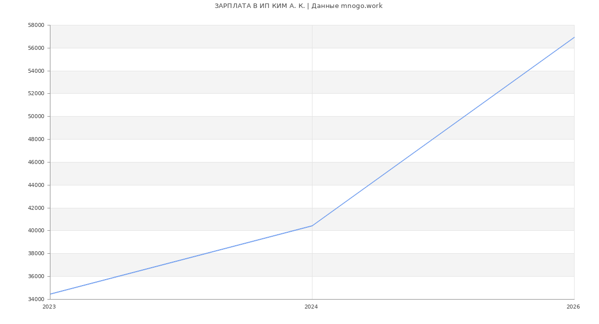 Статистика зарплат ИП КИМ А. К.