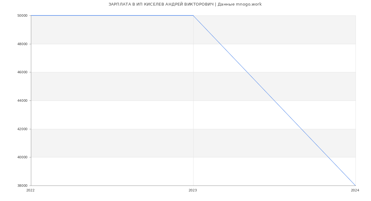 Статистика зарплат ИП КИСЕЛЕВ АНДРЕЙ ВИКТОРОВИЧ