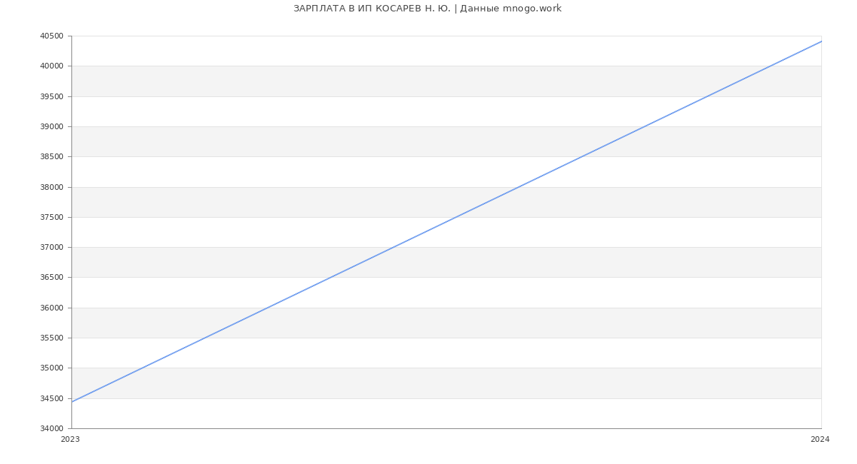 Статистика зарплат ИП КОСАРЕВ Н. Ю.