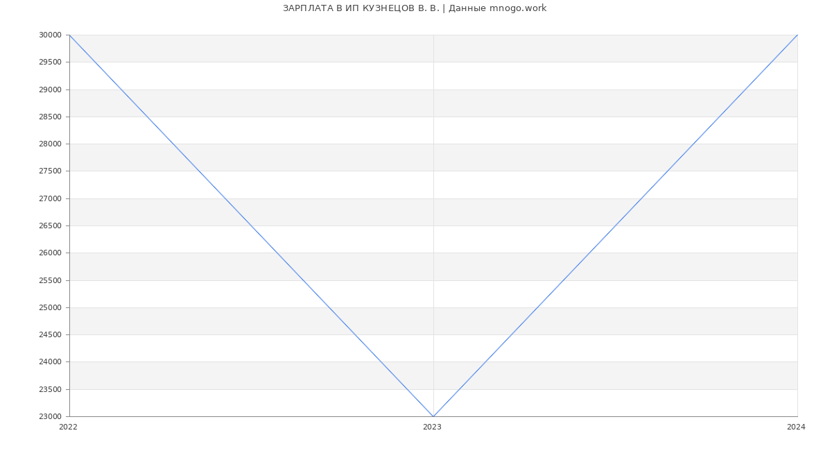 Статистика зарплат ИП КУЗНЕЦОВ В. В.
