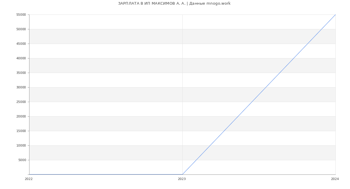 Статистика зарплат ИП МАКСИМОВ А. А.