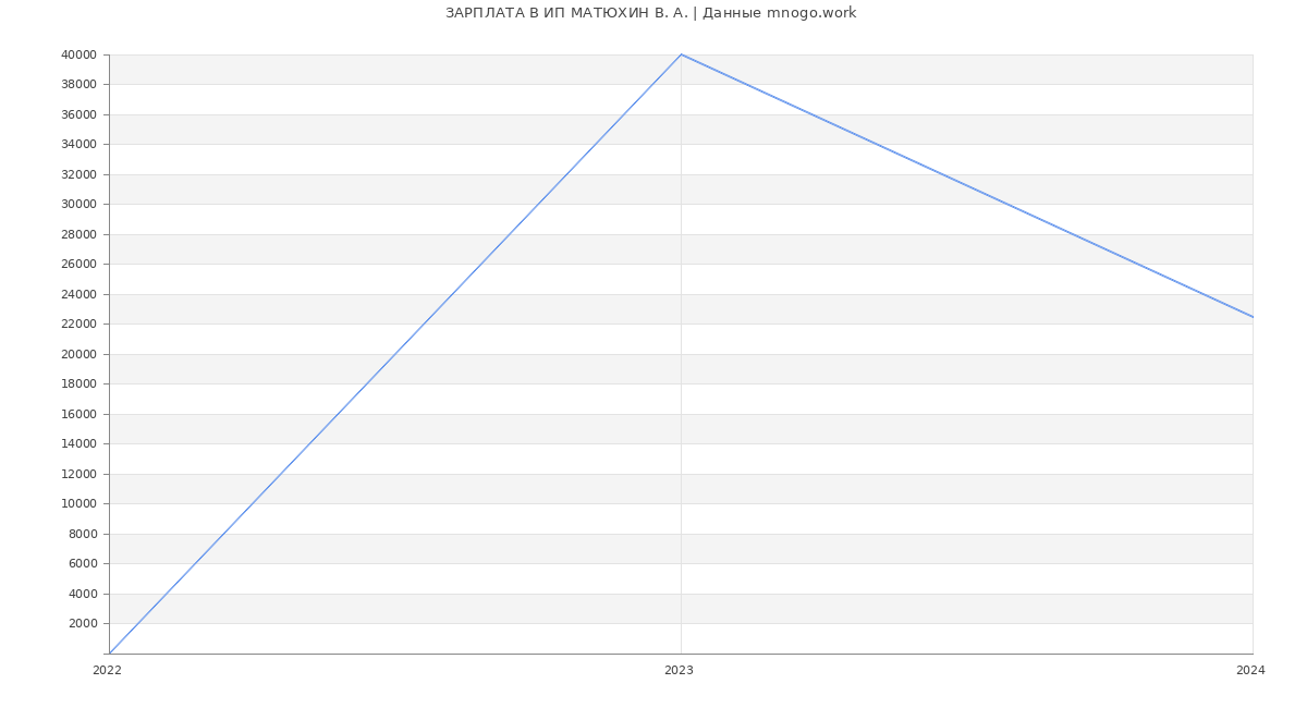 Статистика зарплат ИП МАТЮХИН В. А.