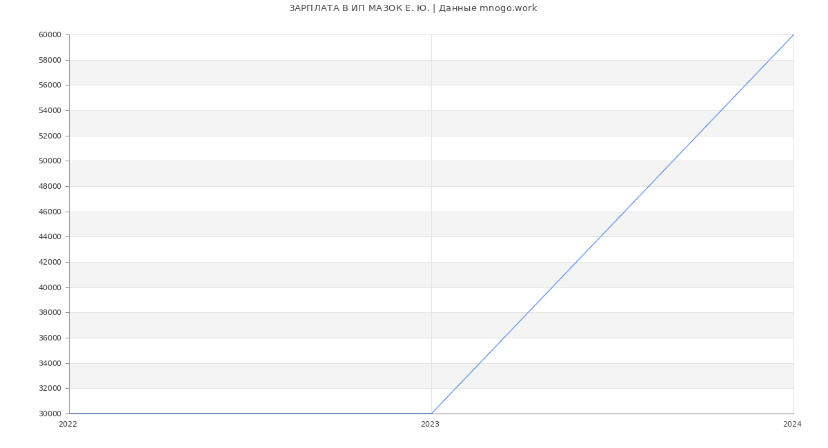 Статистика зарплат ИП МАЗОК Е. Ю.