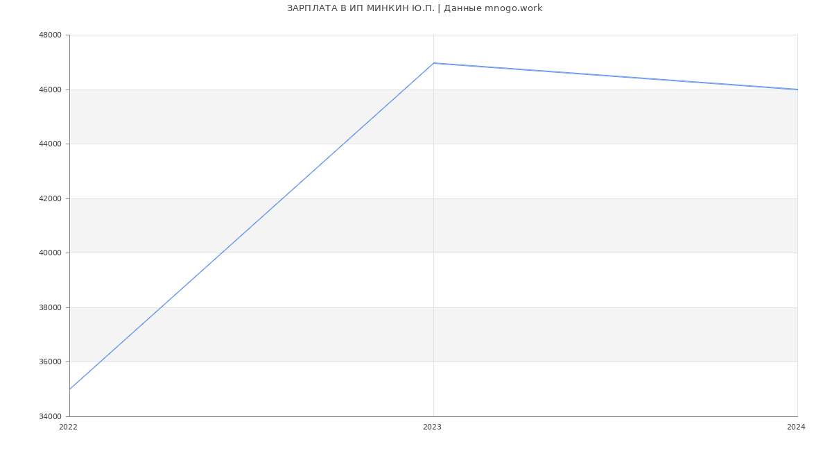 Статистика зарплат ИП МИНКИН Ю.П.