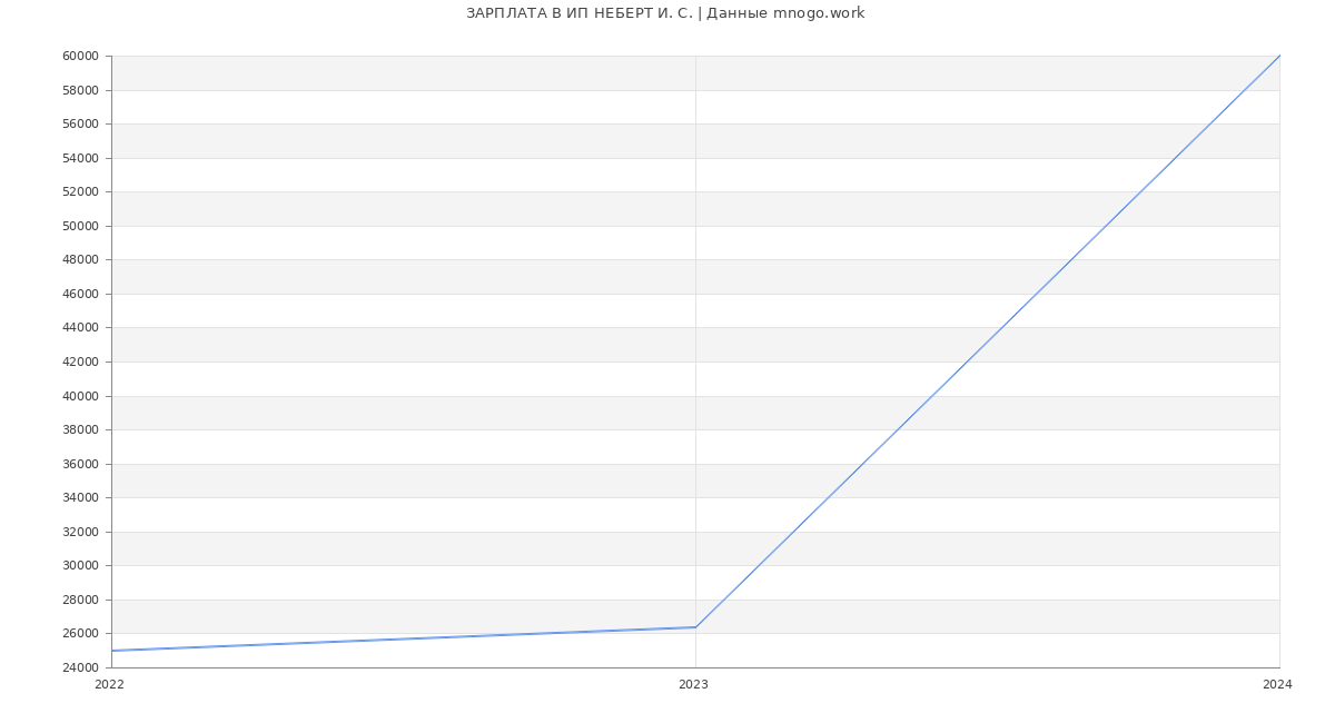 Статистика зарплат ИП НЕБЕРТ И. С.