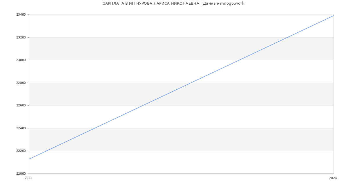 Статистика зарплат ИП НУРОВА ЛАРИСА НИКОЛАЕВНА