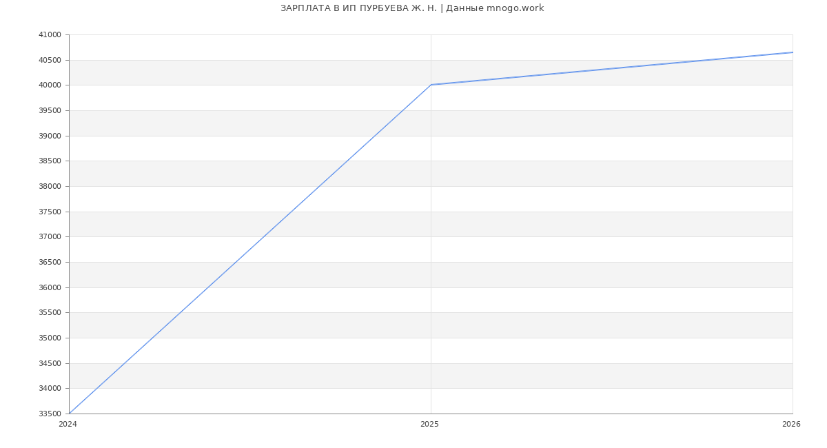 Статистика зарплат ИП ПУРБУЕВА Ж. Н.