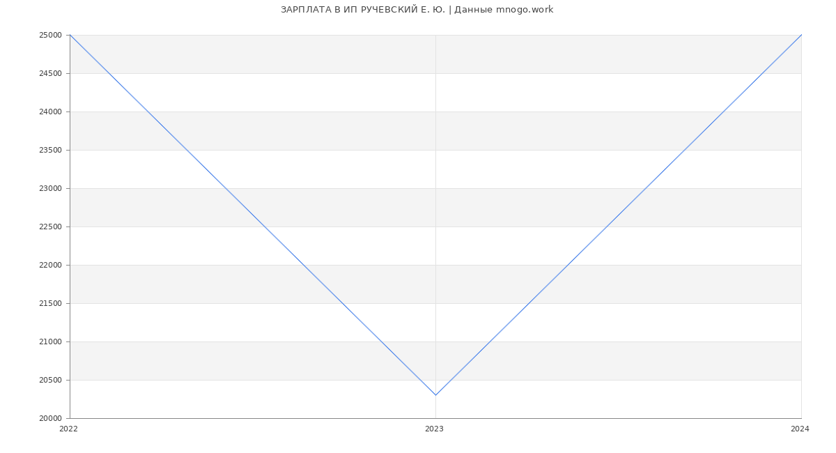 Статистика зарплат ИП РУЧЕВСКИЙ Е. Ю.