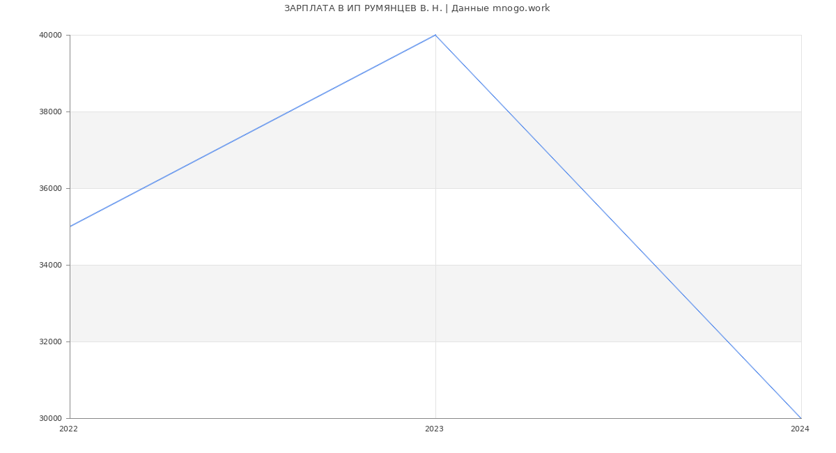 Статистика зарплат ИП РУМЯНЦЕВ В. Н.