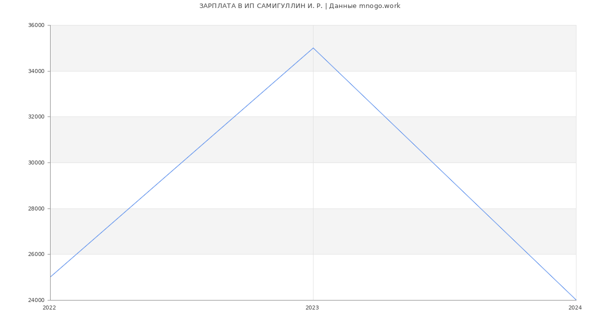 Статистика зарплат ИП САМИГУЛЛИН И. Р.