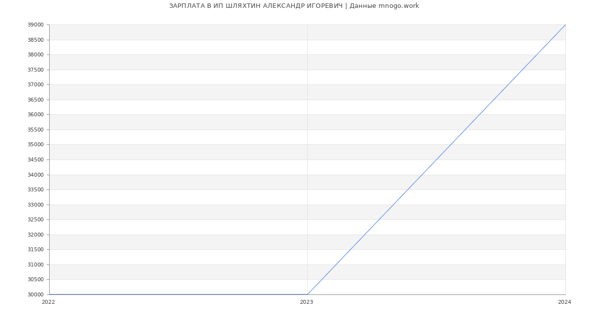 Статистика зарплат ИП ШЛЯХТИН АЛЕКСАНДР ИГОРЕВИЧ