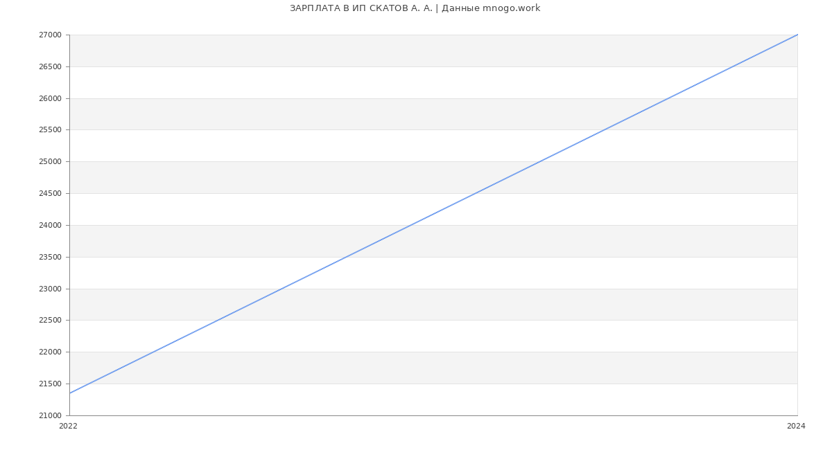 Статистика зарплат ИП СКАТОВ А. А.
