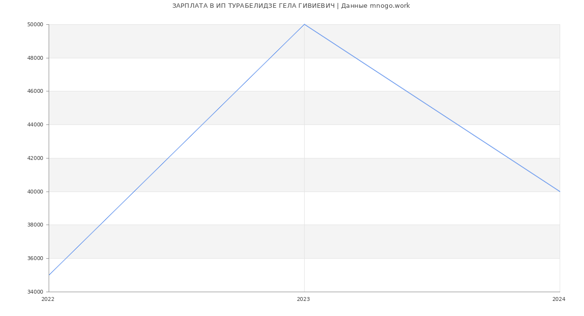 Статистика зарплат ИП ТУРАБЕЛИДЗЕ ГЕЛА ГИВИЕВИЧ