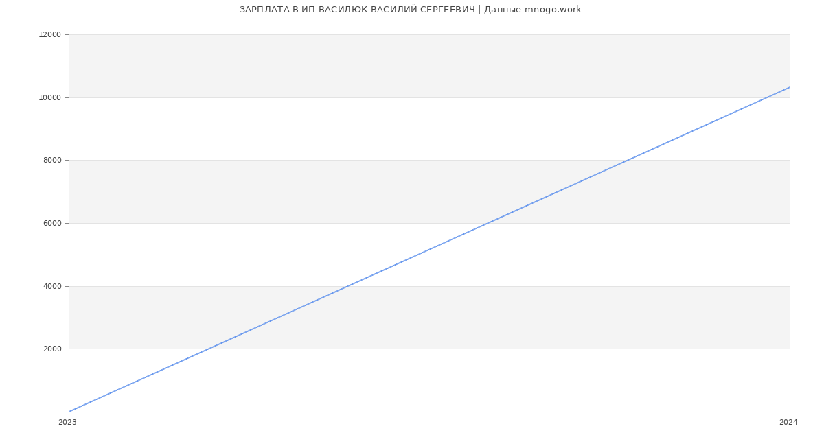 Статистика зарплат ИП ВАСИЛЮК ВАСИЛИЙ СЕРГЕЕВИЧ