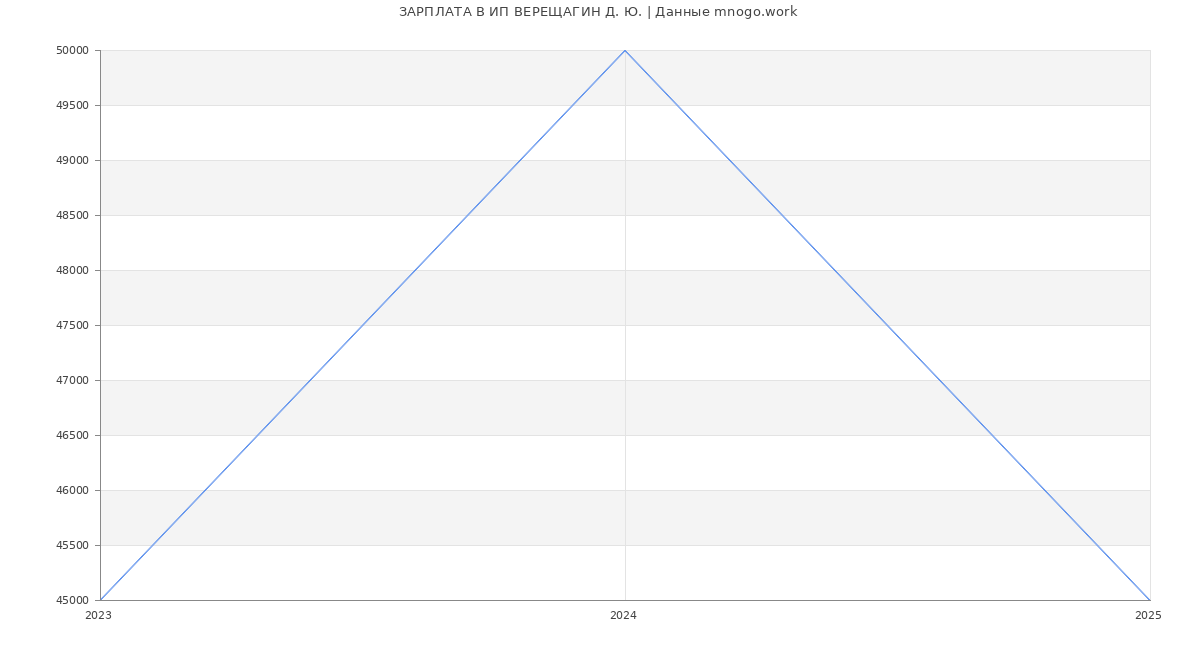 Статистика зарплат ИП ВЕРЕЩАГИН Д. Ю.