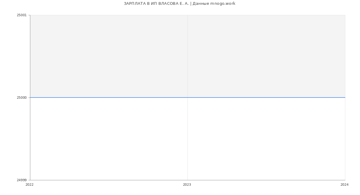 Статистика зарплат ИП ВЛАСОВА Е. А.