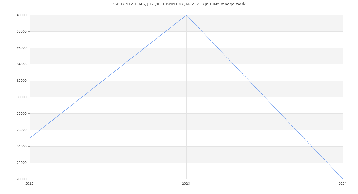 Статистика зарплат МАДОУ ДЕТСКИЙ САД № 217