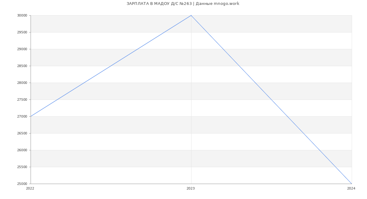 Статистика зарплат МАДОУ Д/С №263