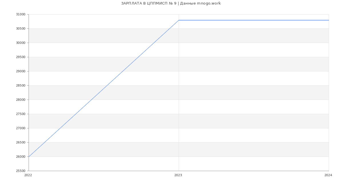 Статистика зарплат ЦППМИСП № 9