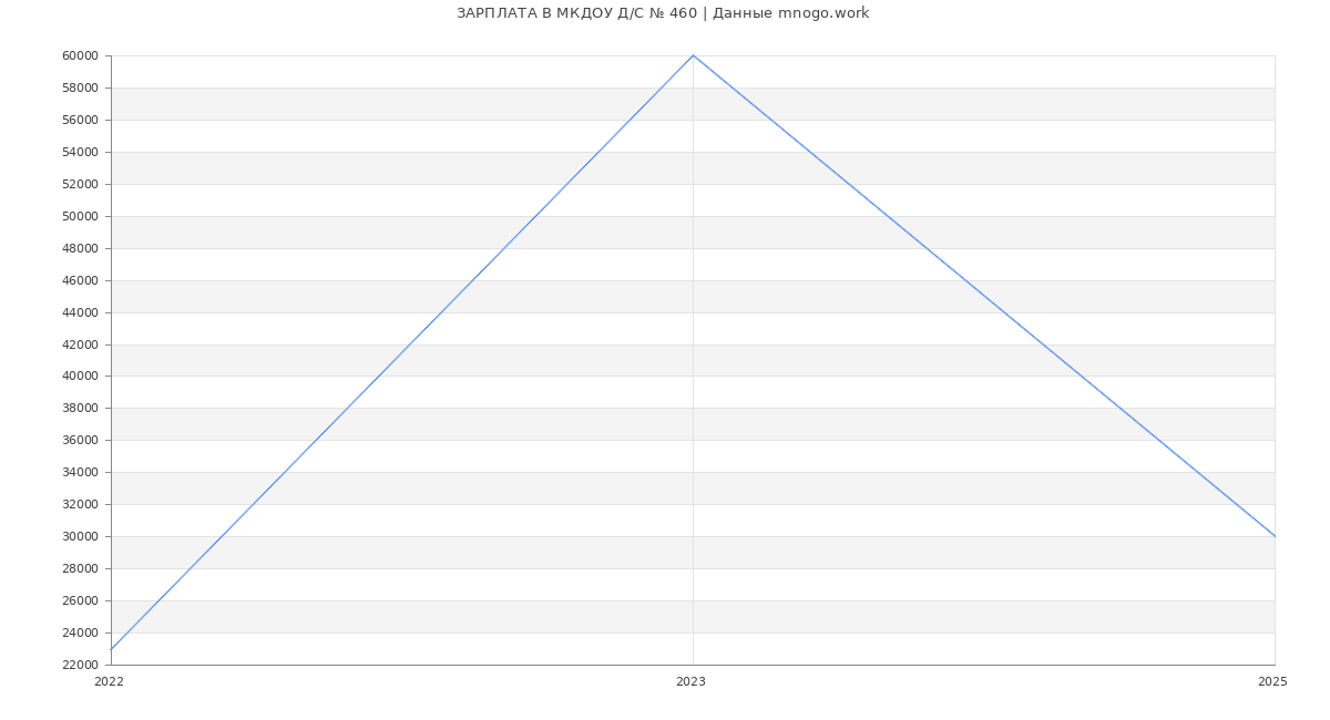 Статистика зарплат МКДОУ Д/С № 460