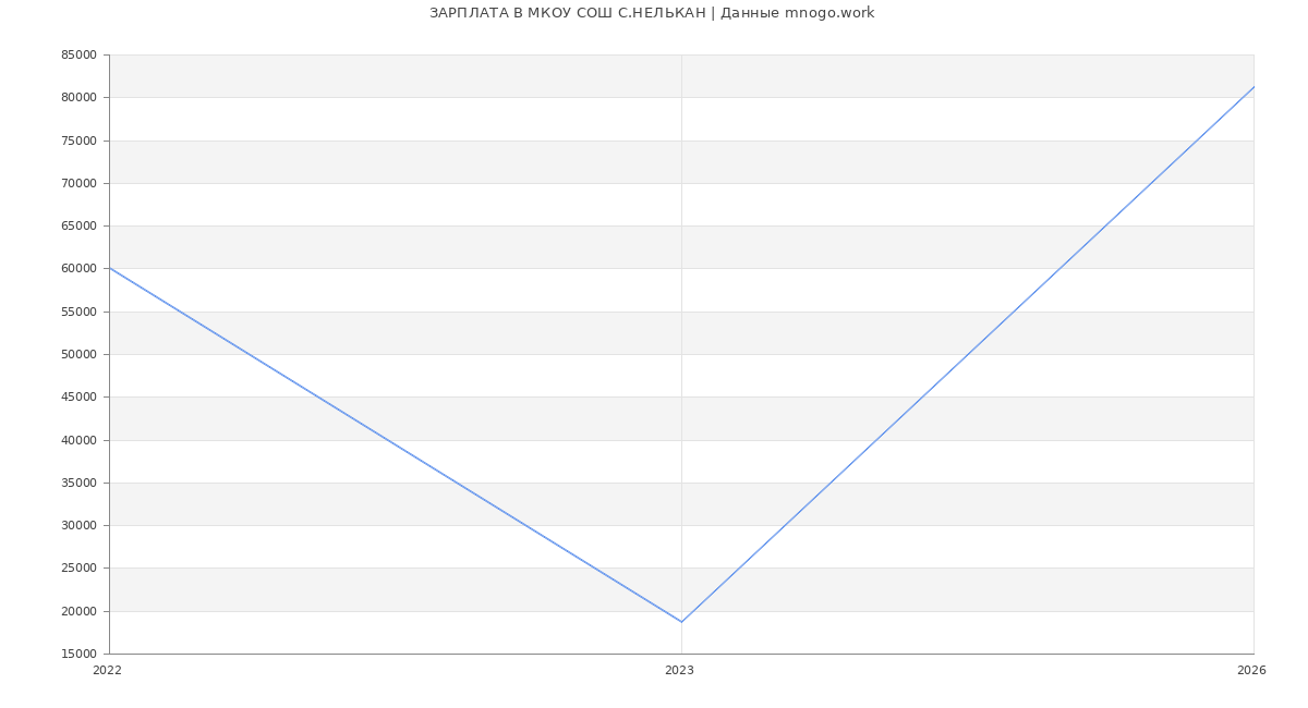 Статистика зарплат МКОУ СОШ С.НЕЛЬКАН