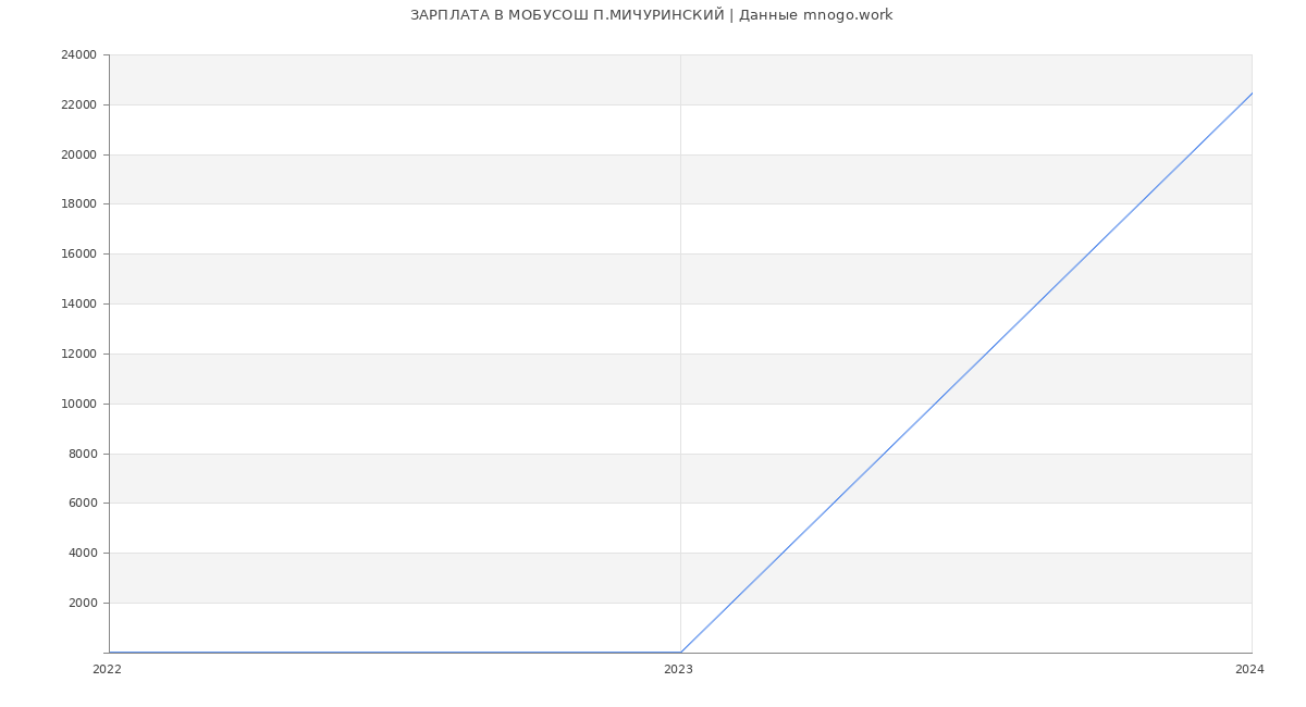 Статистика зарплат МОБУСОШ П.МИЧУРИНСКИЙ