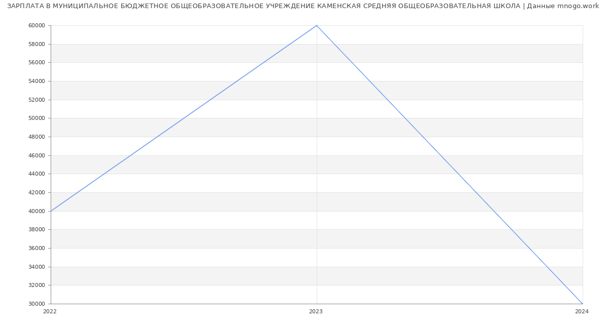Статистика зарплат МУНИЦИПАЛЬНОЕ БЮДЖЕТНОЕ ОБЩЕОБРАЗОВАТЕЛЬНОЕ УЧРЕЖДЕНИЕ КАМЕНСКАЯ СРЕДНЯЯ ОБЩЕОБРАЗОВАТЕЛЬНАЯ ШКОЛА