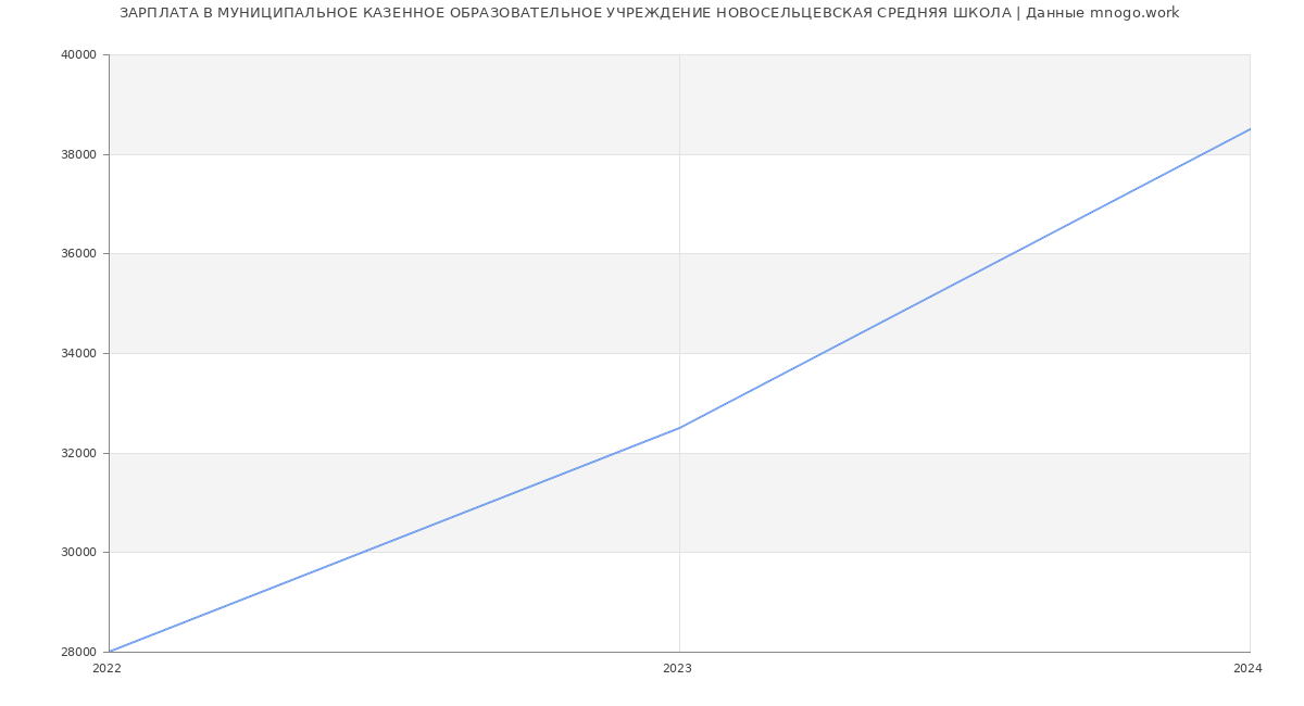 Статистика зарплат МУНИЦИПАЛЬНОЕ КАЗЕННОЕ ОБРАЗОВАТЕЛЬНОЕ УЧРЕЖДЕНИЕ НОВОСЕЛЬЦЕВСКАЯ СРЕДНЯЯ ШКОЛА