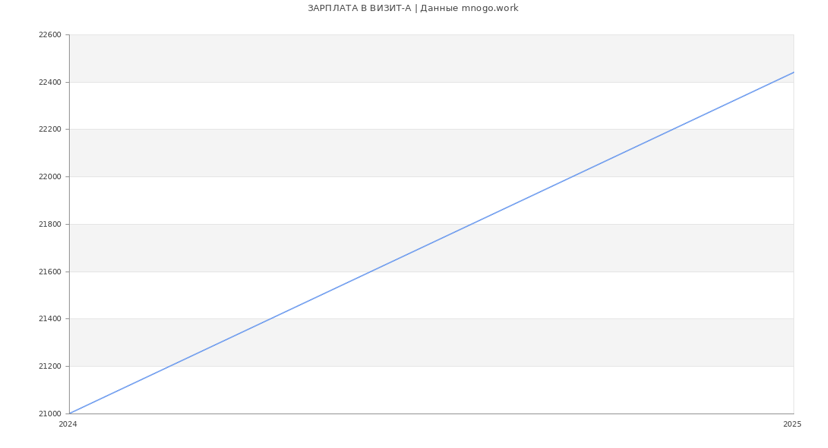 Статистика зарплат ВИЗИТ-А