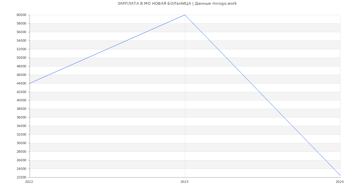 Статистика зарплат МО НОВАЯ БОЛЬНИЦА