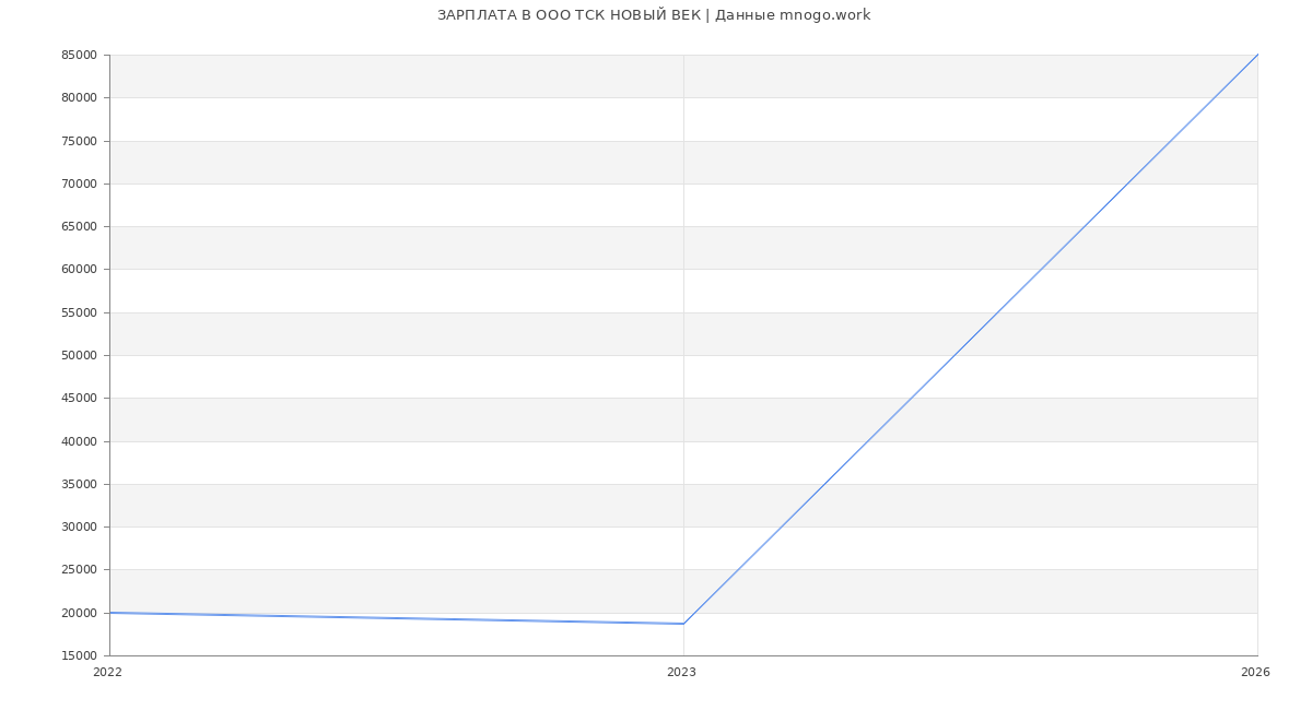 Статистика зарплат в НОВЫЙ ВЕК