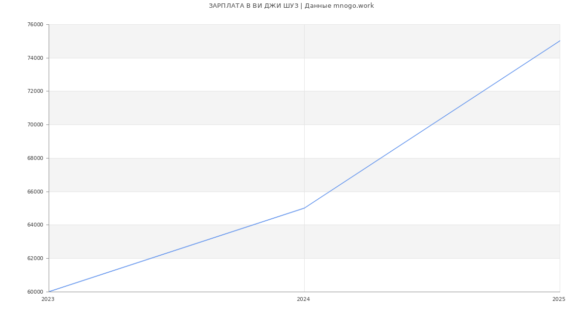 Статистика зарплат ВИ ДЖИ ШУЗ
